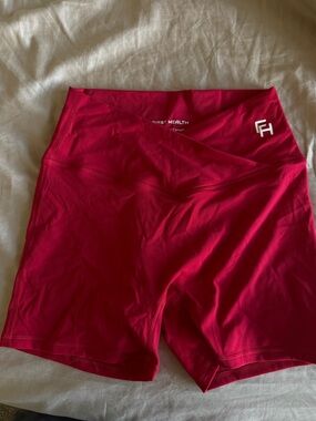 High-Waisted Wrap Bike Shorts